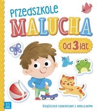 Przedszkole malucha od 3 lat Książeczka edukacyjna z naklejkami