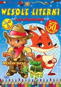 Wesoły lisek kolorowanka