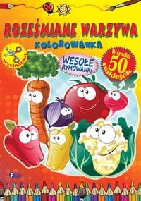 Roześmiane warzywa Kolorowanka