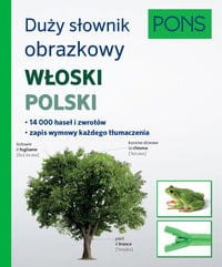 Duży słownik obrazkowy Włoski Polski Pons