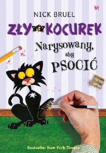Zły Kocurek. Narysowany aby psocić