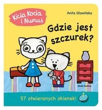 Kicia Kocia i Nunuś. Gdzie jest szczurek? (57 otwieranych okienek!)