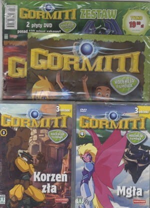 Gormiti. Kolekcja filmowa. Zestaw 2 płyty DVD