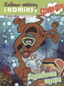 Scooby-Doo! Zabaw miksy i komiksy (2) Zagadkowa wyspa (Delikatnie uszkodzone)