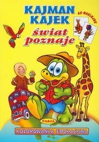 Kajman Kajek świat poznaje (+ 60 naklejek)