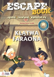 Escape Book Klątwa faraona Zgaduj rozwiązuj wydostań się