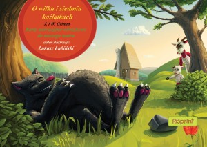 O wilku i siedmiu koźlątkach. Książka kamishibai