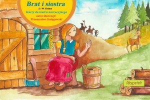 Brat i siostra. Książka kamishibai