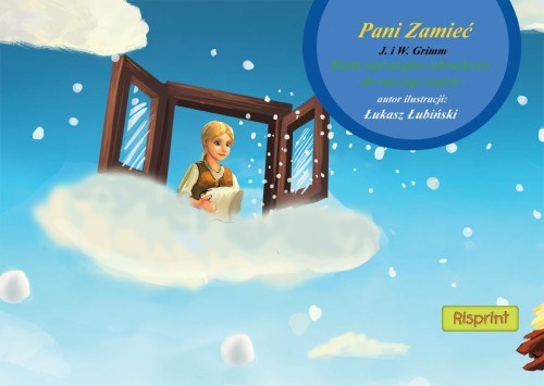 "Pani Zamieć" książka kamishibai
