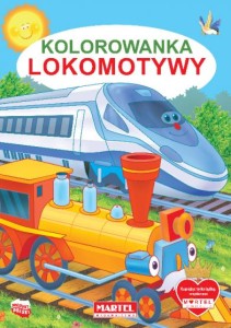 Kolorowanka. Lokomotywy