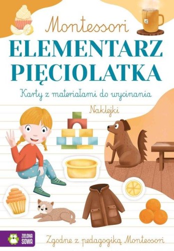 Montessori. Elementarz pięciolatka. Karty z materiałami do wycinania (naklejki)