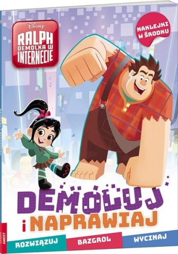 Ralph Demolka w Internecie. Demoluj i naprawiaj (naklejki w środku)