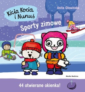 Kicia Kocia i Nunuś. Sporty zimowe (44 otwierane okienka!)