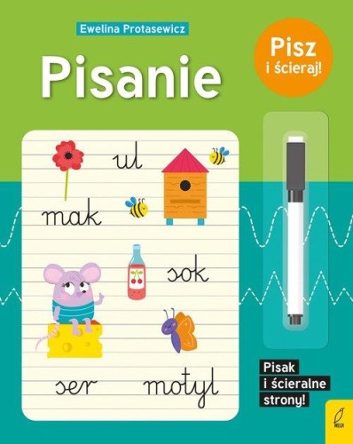 Pisz i ścieraj! Pisanie (pisak i ścieralne strony)