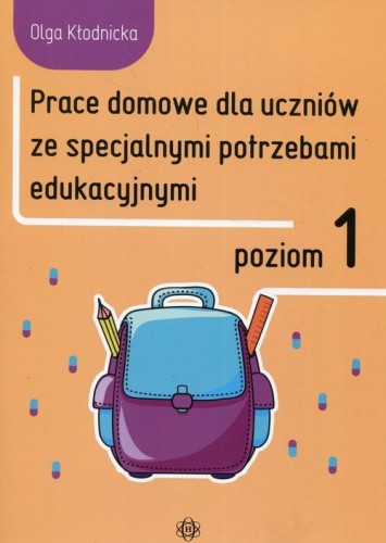Prace domowe dla uczniów ze specjalnymi potrzebami edukacyjnymi Poziom 1
