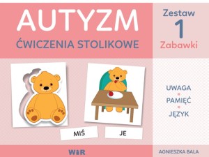 Autyzm - ćwiczenia stolikowe. Zestaw1