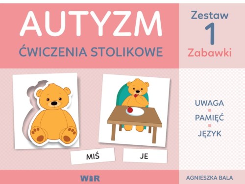 Autyzm - ćwiczenia stolikowe. Zestaw1