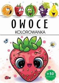 Kolorowanka Owoce (z naklejkami)