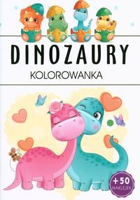 Kolorowanka Dinozaury (z naklejkami)