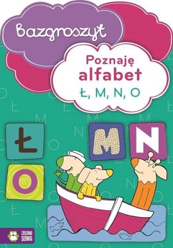 Bazgroszyt. Poznaję alfabet Ł, M, N, O + naklejki