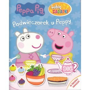 Peppa Pig. Lubię zagadki. Podwieczorek u Peppy (naklejki w środku)