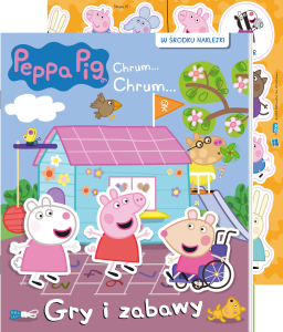 Peppa Pig. Chrum... Chrum... Gry i zabawy (w środku naklejki).