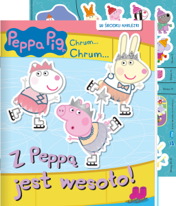 Naklejki na numerki. Z Peppą jest wesoło! Świnka Peppa. (zawiera naklejki)