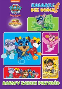 Psi Patrol. Koloruj bez końca! Barwy zatoki przygód