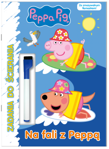 Peppa Pig Zadania do ścierania 8. Na fali z Peppą