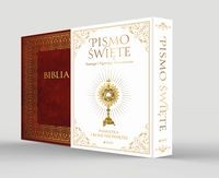 Pismo Święte Starego i Nowego Testamentu. Biblia domowa. Pamiątka I Komunii Świętej w etui