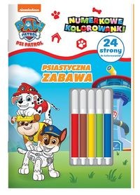 Psi Patrol Numerkowe kolorowanki 7 Psiastyczna zabawa