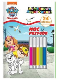 Psi Patrol Numerkowe kolorowanki 8 Moc przygód