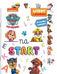 Psi Patrol Na start 5 Litery z pieskami