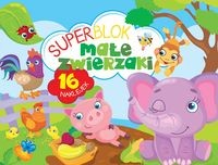 Superblok Małe zwierzaki z naklejkami