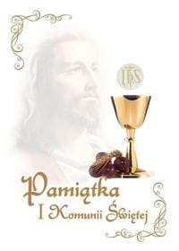 Pamiątka I Komunii Świętej mała biała w