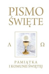 Pismo Święte Starego i Nowego Testamentu Pamiątka I Komunii Świetej Obwoluta