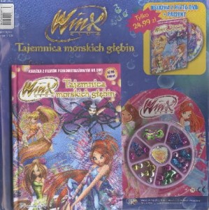 Winx Club Tajemnica morskich głębin (zestaw: książka + DVD + koraliki)