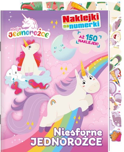 Moje Jednorożce. Naklejki na numerki cz. 2 Niesforne jednorożce