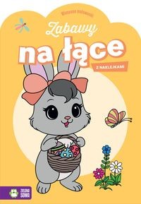 Wiosenne malowanki. Zabawy na łące. Zajączek (+ naklejki)