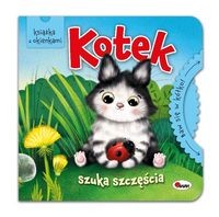 Baw się w kółko. Kotek szuka szczęścia (książka z okienkami)