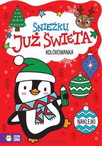 Śnieżku, już święta! (z naklejkami)