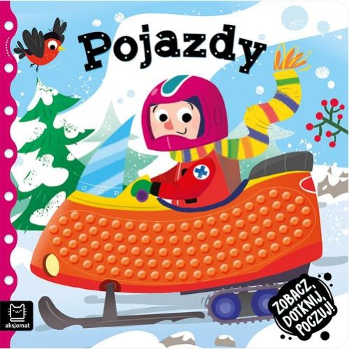 Zobacz, dotknij, poczuj! Pojazdy Książeczka sensoryczna