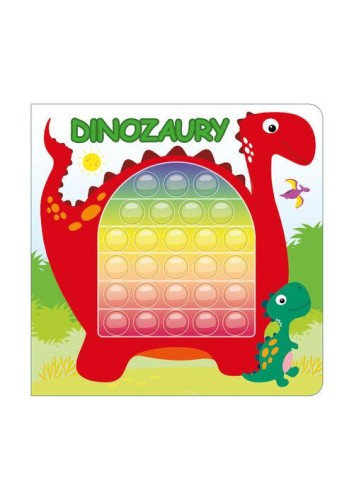 Dinozaury. POP IT (książka sensoryczna)