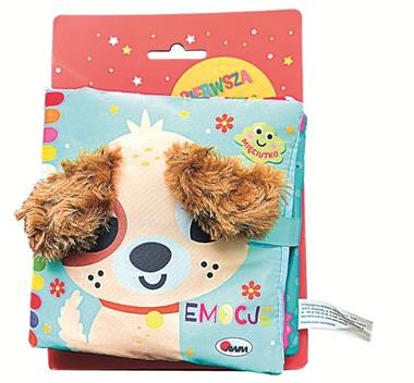 Emocje. Mięciutko, szeleszcząca okładka (książka sensoryczna )