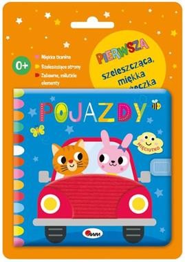 Pojazdy. Mięciutko, szeleszcząca okładka (książka sensoryczna ) Zapowiedź 2025-11-28