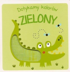 Dotykamy kolorów Zielony (książka sensoryczna)