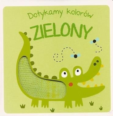 Dotykamy kolorów Zielony (książka sensoryczna)