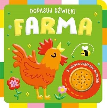 Dopasuj dźwięki. Farma (5 różnych odgłosów zwierząt)