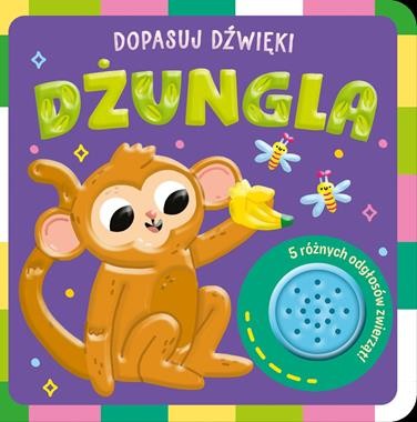 Dopasuj dźwięki. Dżungla (5 różnych odgłosów zwierząt) [zapowiedź 30.09]