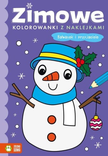 Zimowe kolorowanki z naklejkami. Mikołaj i przyjaciele [zapowiedź 15.10]